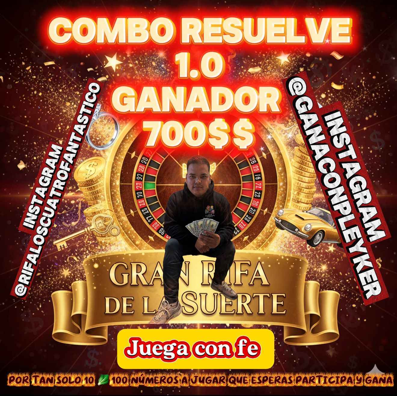 promocion rifa 700USD
